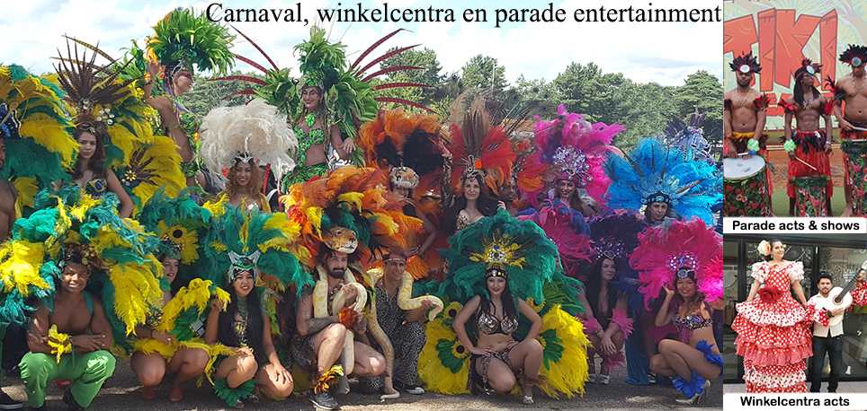 Braziliaanse Showgirls om gasten te verwelkome
